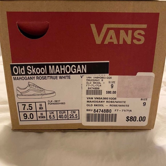 Size 9 Women pink vans - Picture 3 of 3